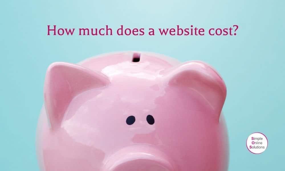 Howmuchdoesawebsitecost How much does a website cost - pink piggy bank