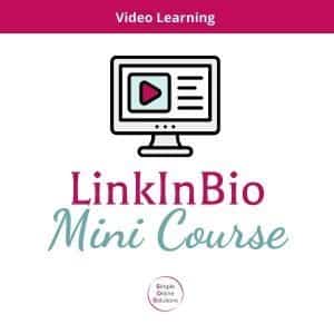LinkInBio page Mini-Course - product image